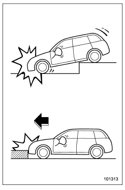 Examples of the types of accidents in which it is possible that the driver's/driver's and front passenger's SRS frontal airbag(s) will deploy
