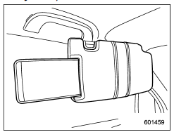 Sun visor extension plate (models with the EyeSight system)