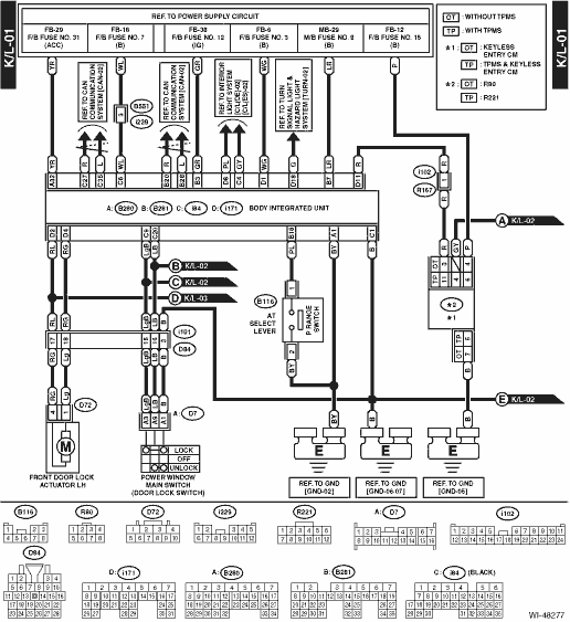 Subaru Keyless Entry Wiring Diagram
