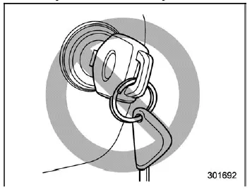 Subaru Ascent key interference immobilizer and transmitter example