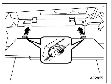 Subaru Ascent cabin air filter correct installation arrow orientation