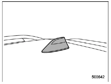 Subaru Ascent roof mounted antenna design