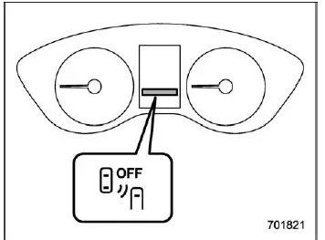 Subaru Ascent BSD RCTA system ON OFF control in center display