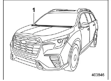 Subaru Ascent front ventilation grille location for cleaning