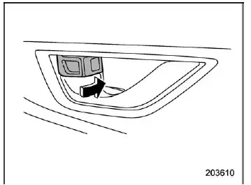 Subaru Ascent driver door open position for disabling keyless access system