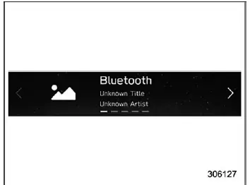 Subaru Ascent audio playback screen showing current media source and controls
