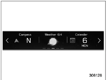 Subaru Ascent favorite screen customizable information widgets