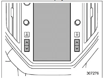 Subaru Ascent display reactivation via touch or climate control buttons