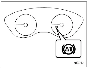 Subaru Ascent Auto Vehicle Hold active indicator flashing state