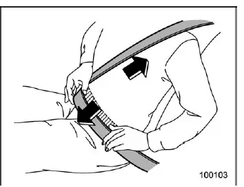 Subaru Ascent seatbelt buckle engagement click confirmation