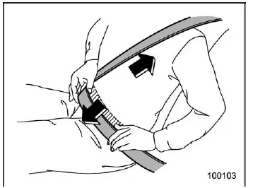 Subaru Ascent rear seatbelt buckle locking