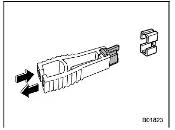 Subaru Ascent fuse diagram on fuse box cover for circuit identification