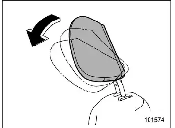 Subaru Ascent adjustable head restraint tilt positions for optimal support