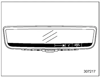 Subaru Ascent Smart Rearview Mirror language selection menu