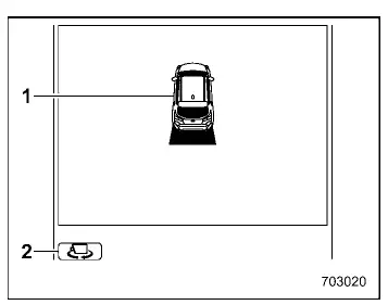 Subaru Ascent 3D surround view vehicle icon and angle selection