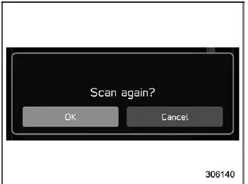 Subaru Ascent facial scan process screen