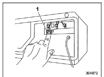 Subaru Ascent garage opener motor learn button location
