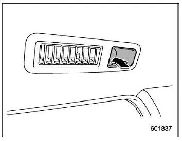Subaru Ascent rear reading lights passenger area illumination