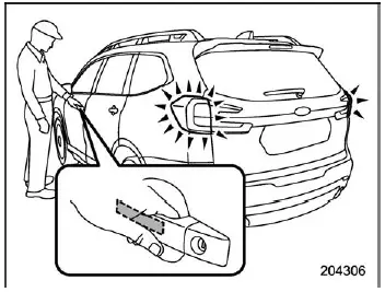 Subaru Ascent door handle unlocking system with keyless access