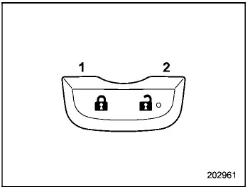 Subaru Ascent power door locking switches interior example lock unlock buttons