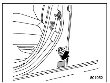 Subaru Ascent certification label with GVWR information