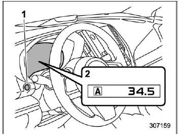 Subaru Ascent dual trip meter A and B display