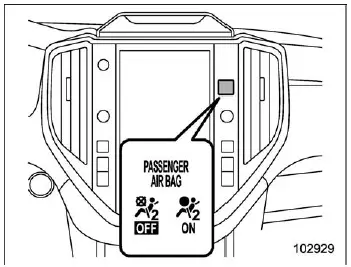 Subaru Ascent incorrect airbag indicator status with child seat
