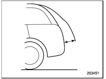 Subaru Ascent rear gate pause and reverse function visual guide