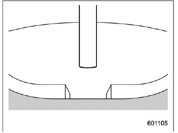 Subaru Ascent rear camera image showing blind spot above lens