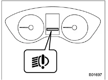 Subaru Ascent LED headlight assembly and warning indicator location