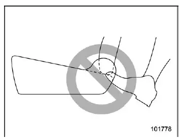 Subaru Ascent correct seatback position to prevent sliding under seatbelt