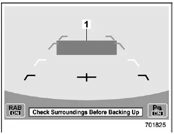 Subaru Ascent long proximity alert green zone display