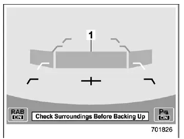 Subaru Ascent medium proximity alert yellow zone display