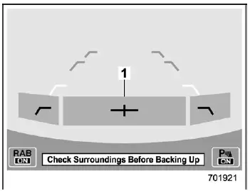 Subaru Ascent closest proximity alert red zone display
