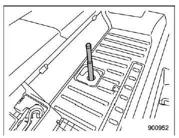 Subaru Ascent removing spare tire rubber cap