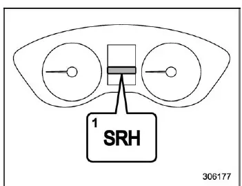 Subaru Ascent SRH warning light indicating malfunction