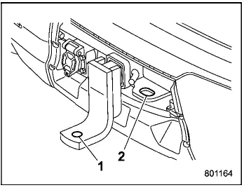 Subaru Ascent hitch ball mount installation check
