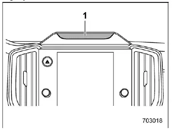 Subaru Ascent driver monitoring system camera location and obstruction example