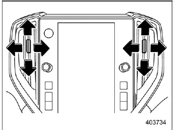 Subaru Ascent center air vents airflow direction control