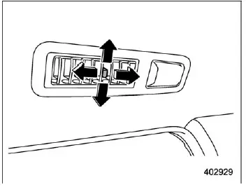 Subaru Ascent rear air vents airflow adjustment control