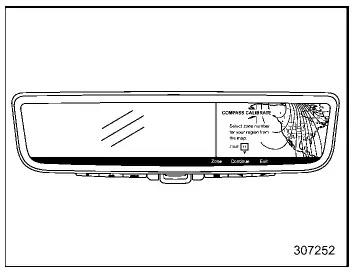 Subaru Ascent compass calibration location selection screen
