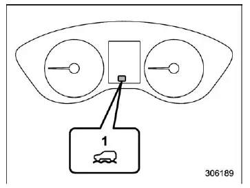 Subaru Ascent X-MODE indicator single mode display on dashboard