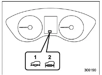 Subaru Ascent X-MODE dual mode indicators for snow dirt and deep snow mud
