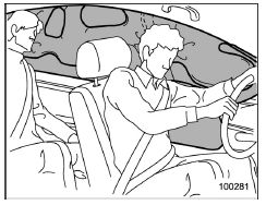 SRS side airbag and SRS curtain airbag