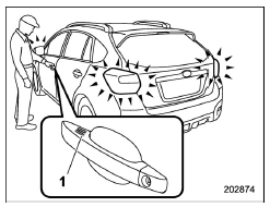 Locking with the door lock sensor