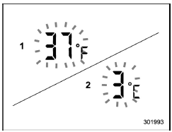 Road surface freeze warning indication