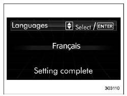 Language setting