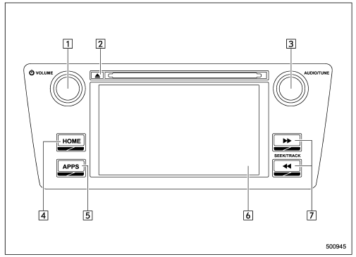 Base display audio set (if equipped)