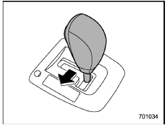 Selection of manual mode