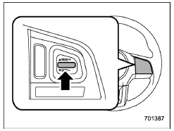 To temporarily cancel the cruise control